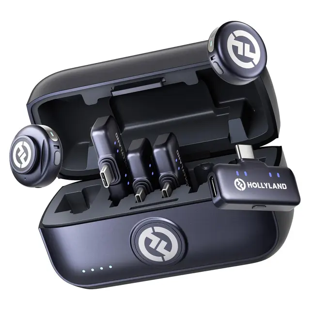 Hollyland LARK M3 Combo 2TX & 4RX USB-C RX and 2 x Wireless Microphones 
