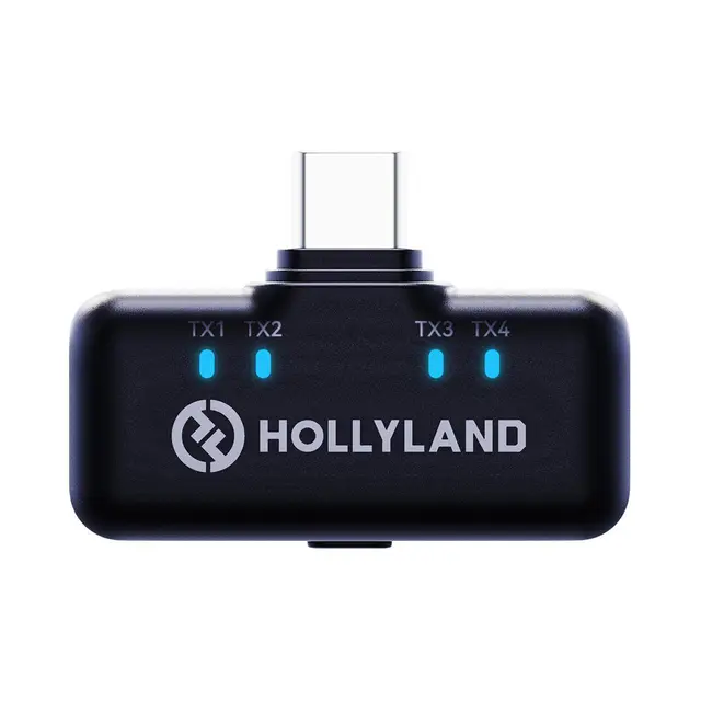Hollyland LARK M3 Combo 2TX & 4RX USB-C RX and 2 x Wireless Microphones 
