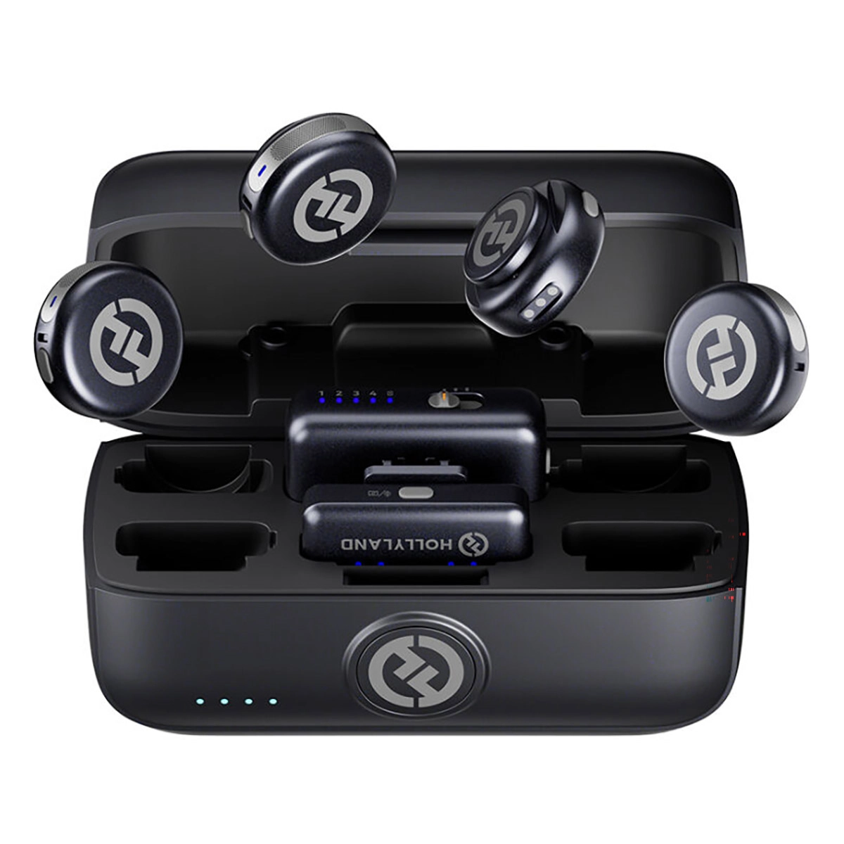 Hollyland LARK M3 Combo 4TX & 2RX USB-C RX and 4 x Wireless Microphones