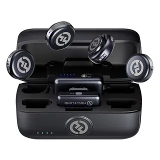 Hollyland LARK M3 Combo 4TX &amp; 2RX USB-C RX and 4 x Wireless Microphones