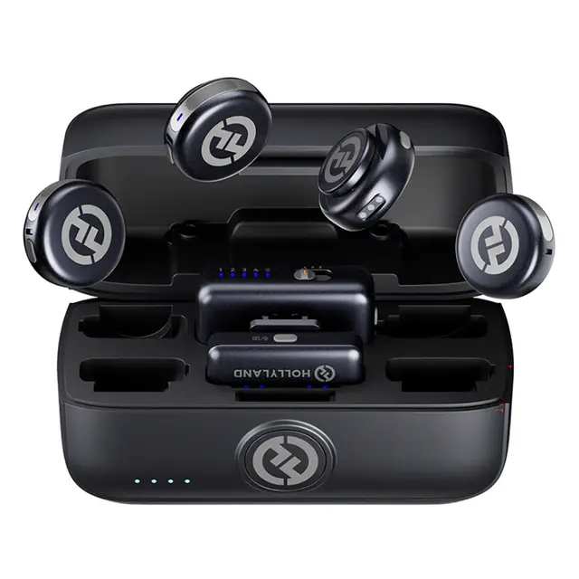 Hollyland LARK M3 Combo 4TX & 2RX USB-C RX and 4 x Wireless Microphones 