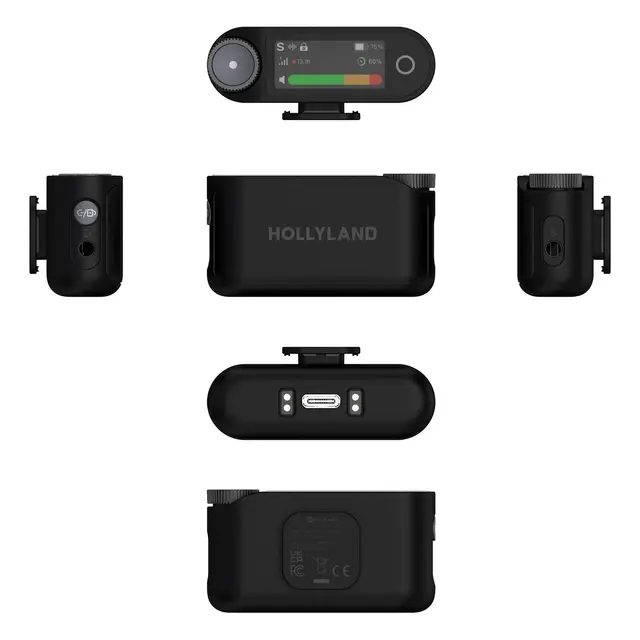 Hollyland Lark Max 2 Ultimate Combo OWS Monitor Earphone + Cam RX + USB-C RX 