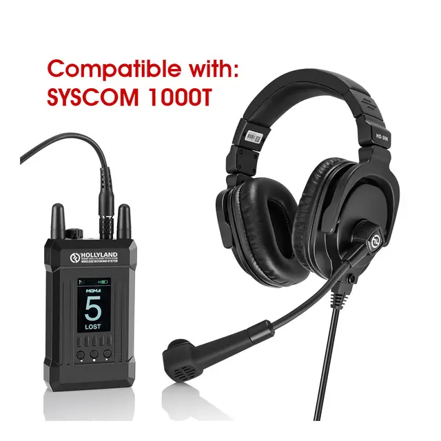 Hollyland Dynamic Double Sided Headset Lemo 8pin for SYSCOM 1000T / SOLIDCOM M1 