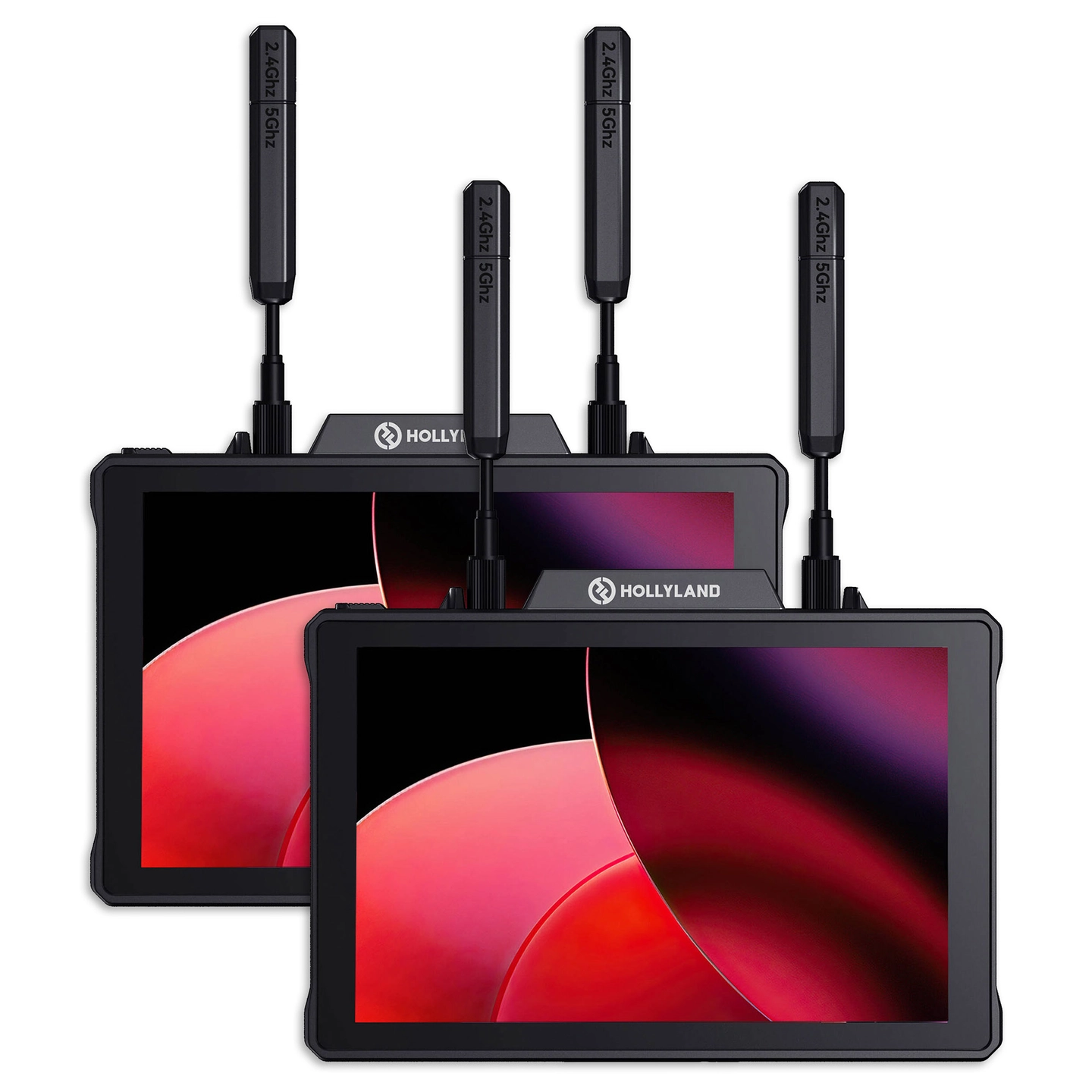 Hollyland Pyro 7 Dual Monitor Kit 2 x 7" Wireless Transceiving Monitors