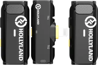 Hollyland Lark C1 Duo Wireless Lightning Microphone For iPhone