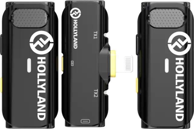 Hollyland Lark C1 Duo Wireless Lightning Microphone For iPhone 