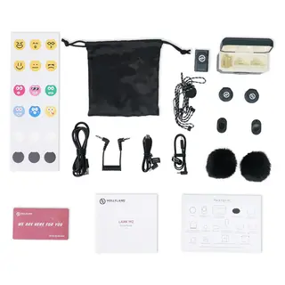 Hollyland Lark M2 Camera WL Lavalier Tr&#229;dl&#248;s mygg m/mottaker