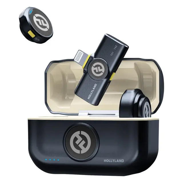 Hollyland Lark M2 Lightning WL Lavalier Trådløs mygg med Lightning plugg 