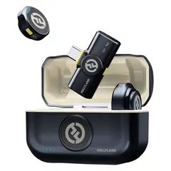 Hollyland Lark M2 USB-C WL Lavalier Tr&#229;dl&#248;s mygg med USB-C plugg m/mottaker