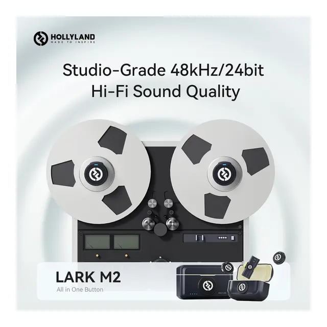 Hollyland Lark M2 USB-C WL Lavalier Trådløs mygg med USB-C plugg m/mottaker 
