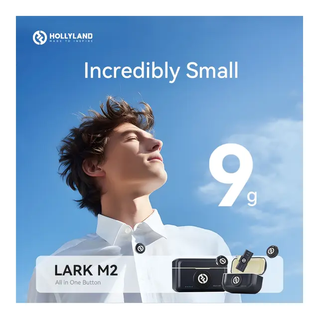 Hollyland Lark M2 USB-C WL Lavalier Trådløs mygg med USB-C plugg m/mottaker 