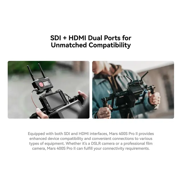 Hollyland Mars 400S Pro II SDI/HDMI Wireless VideoTransmission System 