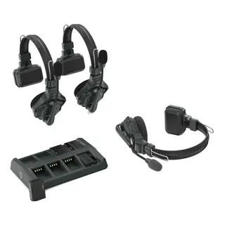Hollyland Solidcom C1 med 3 headset 3x headset tr&#229;dl&#248;s Intercom System
