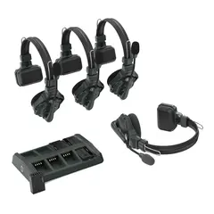 Hollyland Solidcom C1 med 4 headset 4x headset tr&#229;dl&#248;s Intercom System