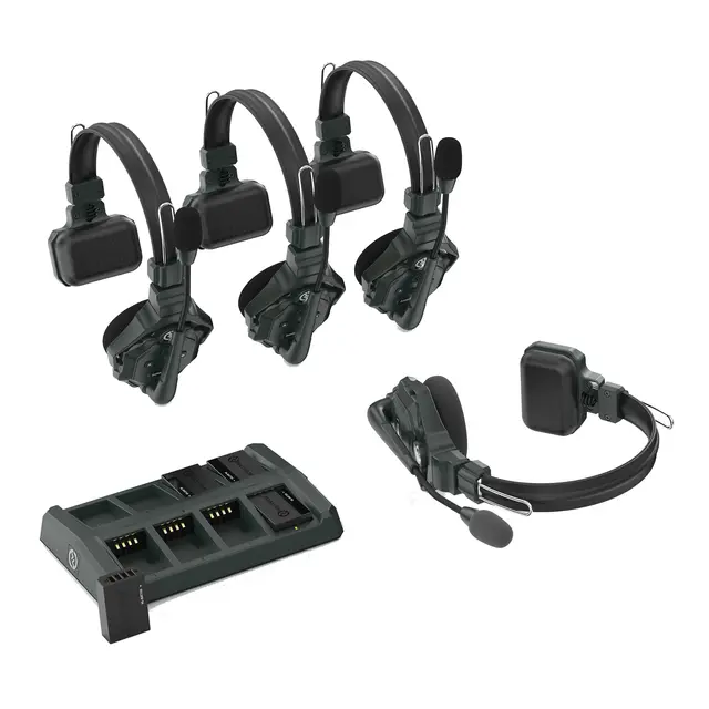 Hollyland Solidcom C1 med 4 headset 4x headset trådløs Intercom System 
