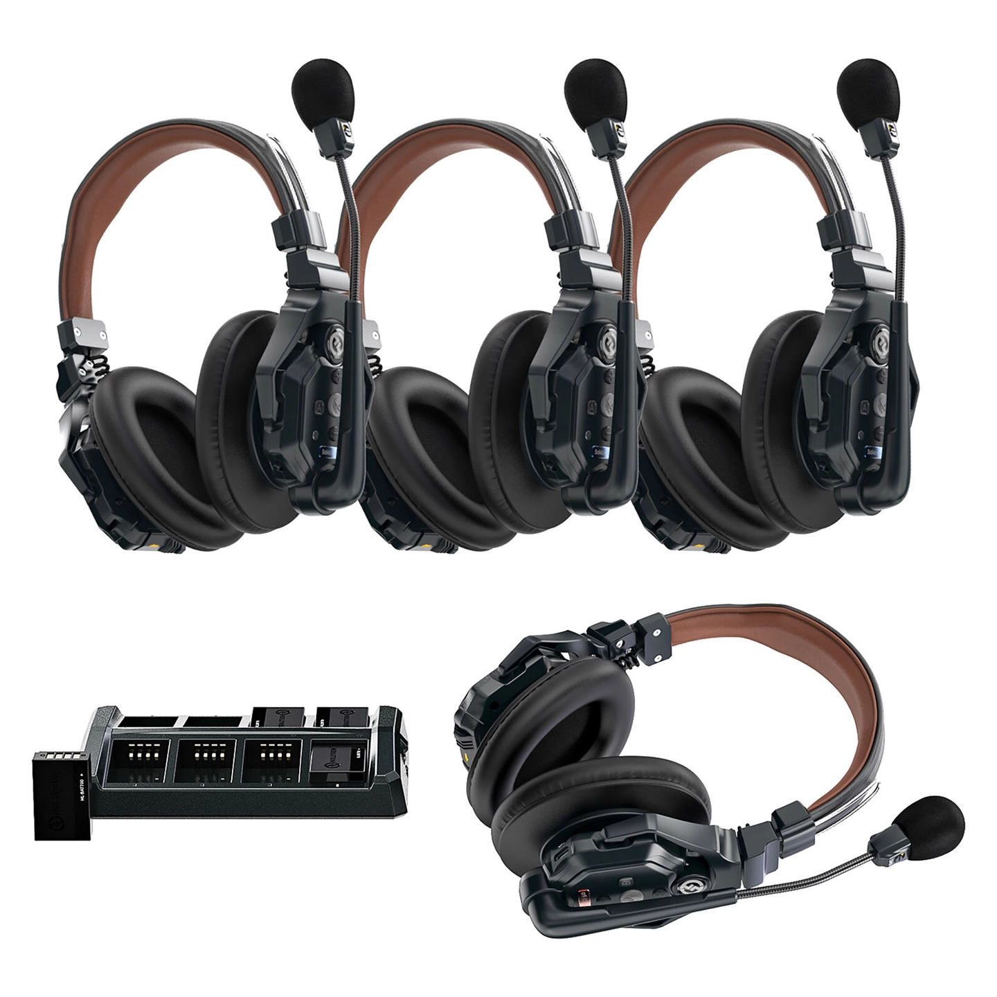 Hollyland Solidcom C1 Pro-4S-DH Intercom Trådløs 4-Person Intercom. Double ear