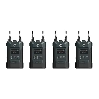 Hollyland Solidcom M1 med 4 belt packs 4x trådløs Intercom-system