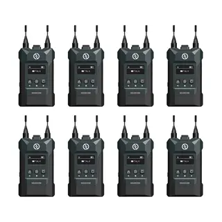 Hollyland Solidcom M1 med 8 belt packs 8x tr&#229;dl&#248;s Intercom-system