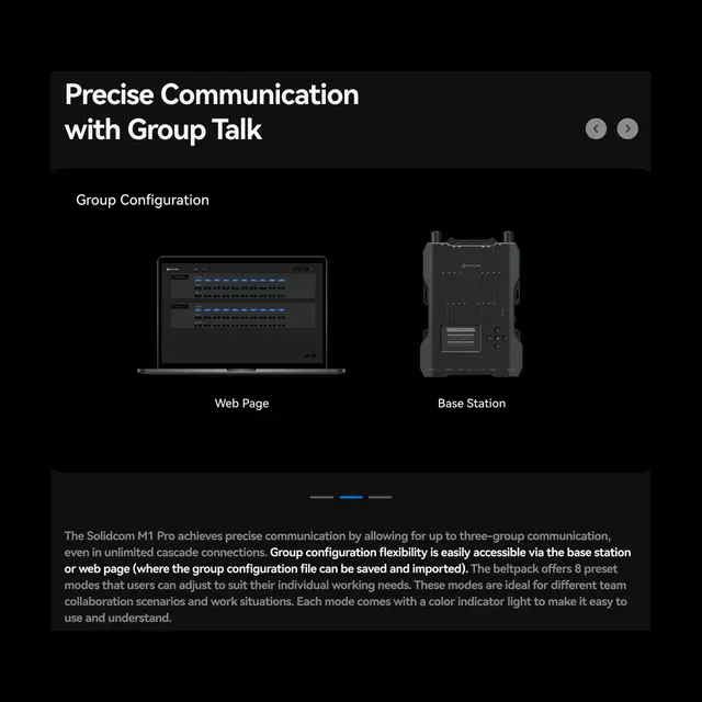 Hollyland Solidcom M1 Pro-8 Double Ear Headsets 