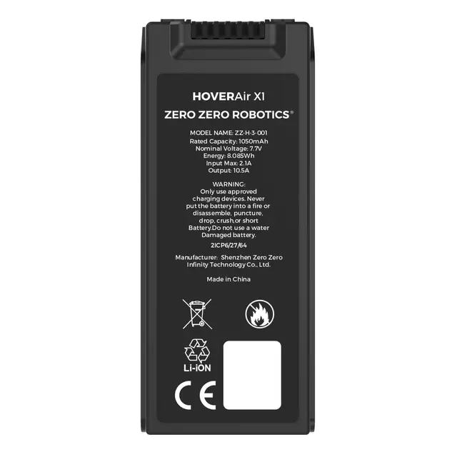 HoverAir X1 Battery Black 