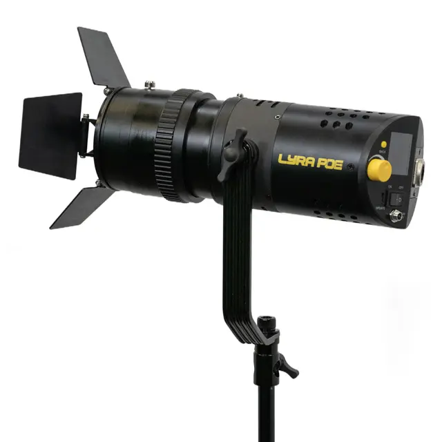 Ikan Lyra POE Bi-Color LED Zoom Light m/DMX Control, Fresnel 