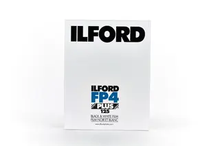 Ilford FP4 Plus 4x5" 25 ark Sort/hvit negativ film 125 ISO