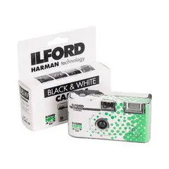 Ilford Photo HP5 Plus sort/hvit kamera Engangskamera 400 ISO, 27 bilder. Blits