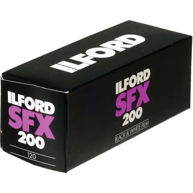 Ilford SFX 200 120 Sort/hvit rødfølsom film 200 ISO 