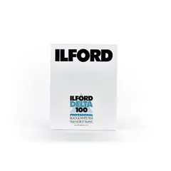 Ilford Delta 100 8x10 25 Ark Sort/hvit negativ film 100 ISO