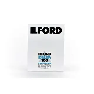 Ilford Delta 100 4x5 25 Ark Sort/hvit negativ film 100 ISO