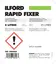Ilford Rapid Fixer 1 Liter 1 liter fix for sort/hvit papir og film