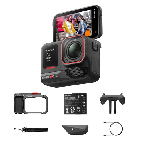 Insta360 Ace Pro 2 Xplorer Bundle Single Battery. Dark Grey