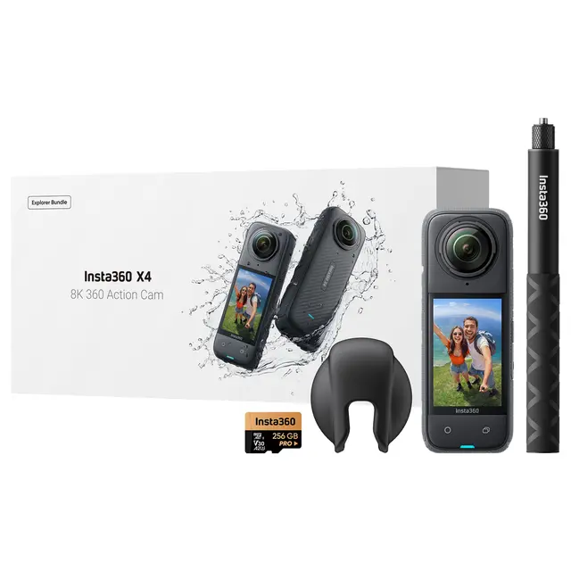 Insta360 X4 Explorer Bundle 8K 360° Actionkamera 