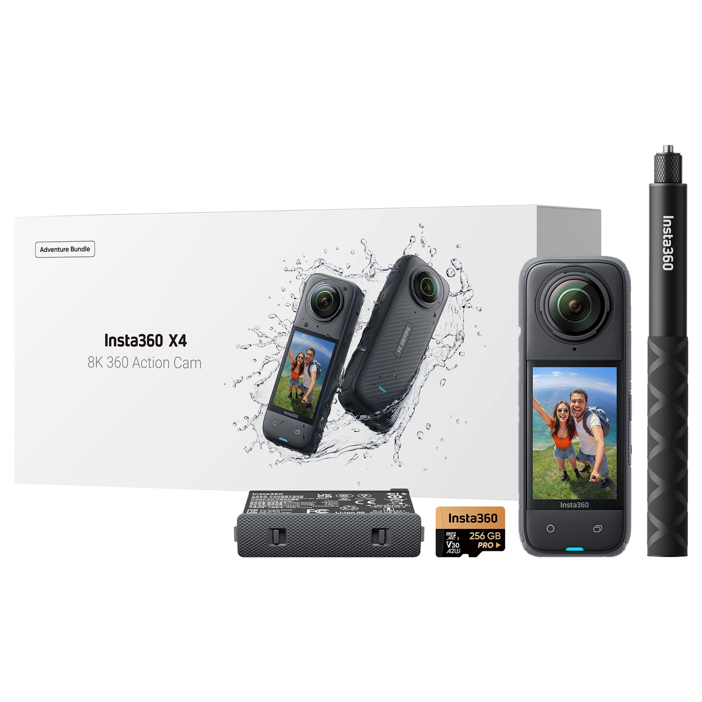Insta360 X4 Adventure Bundle 8K 360° Actionkamera
