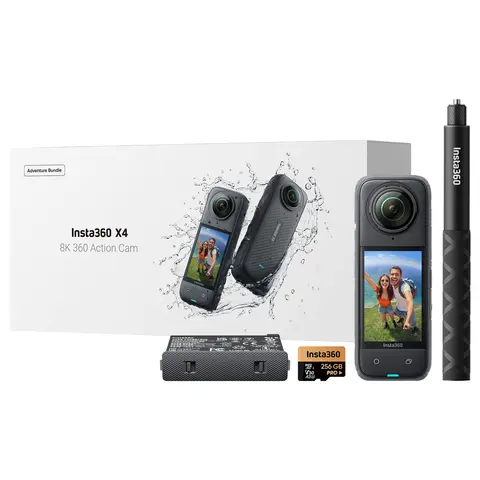 Insta360 X4 Adventure Bundle 8K 360° Actionkamera
