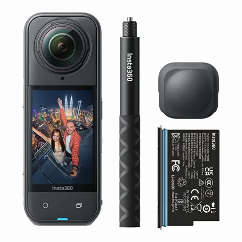 Insta360 X5 Starter Bundle 8K 360&#176; Actionkamera m/ Tilbeh&#248;r
