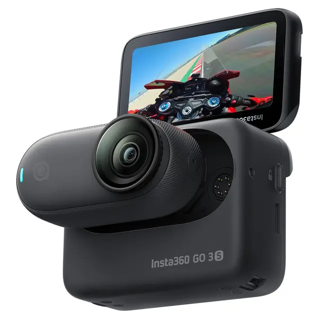 Insta360 GO 3S Motorcycle In-Helmet POV 128GB. Sort 