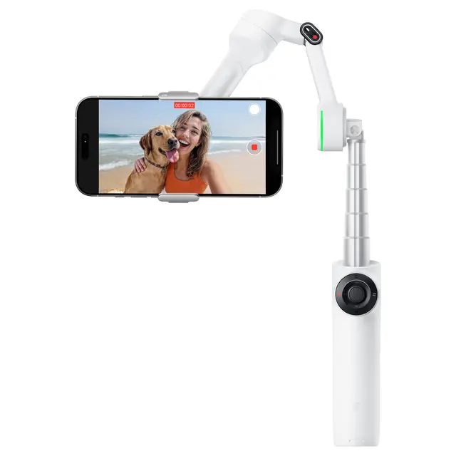 Insta360 Flow 2 Pro Standard Bundle AI Gimbal for Smartphone. Hvit 