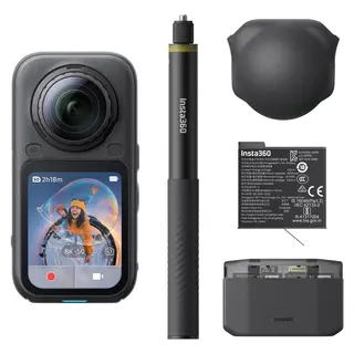 Insta360 X6 Essentials Bundle 8K 360° Actionkamera. Midnight Black