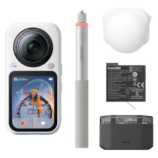 Insta360 X6 Essentials Bundle 8K 360° Actionkamera. Arctic White