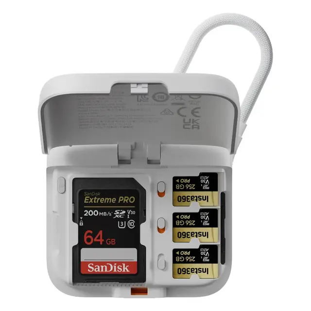 Insta360 2-in-1 Card Reader + Case Kortleser/oppbevaringsetui 
