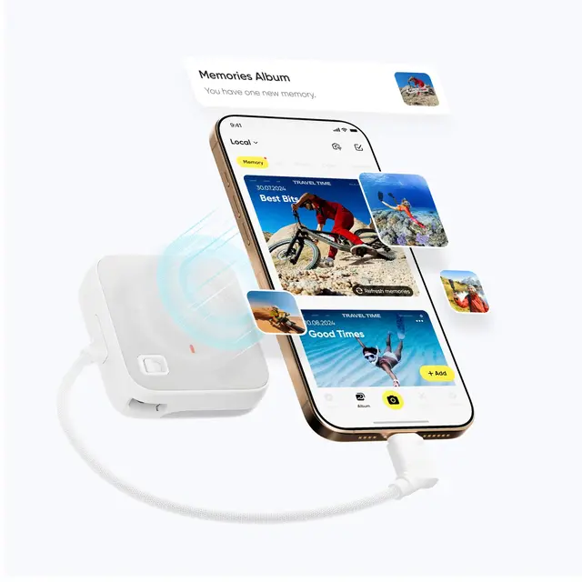 Insta360 2-in-1 Card Reader + Case Kortleser/oppbevaringsetui 