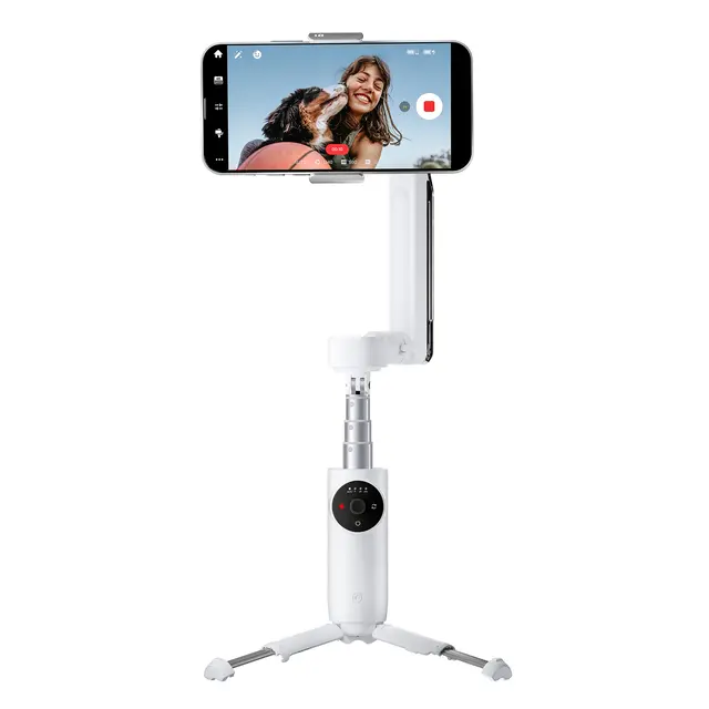 Insta360 Flow Standalone White AI Gimbal for Smartphone 