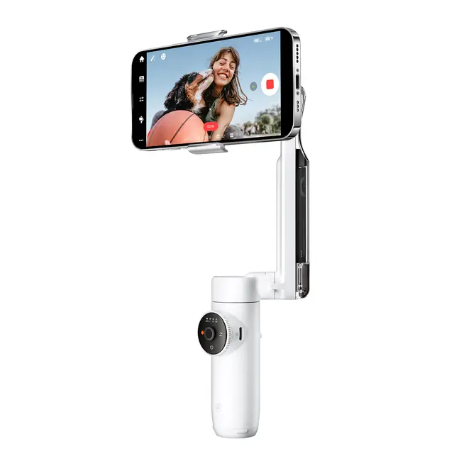 Insta360 Flow Standalone White AI Gimbal for Smartphone 
