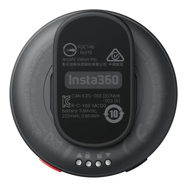Insta360 Mic Transmitter Graphite Black 