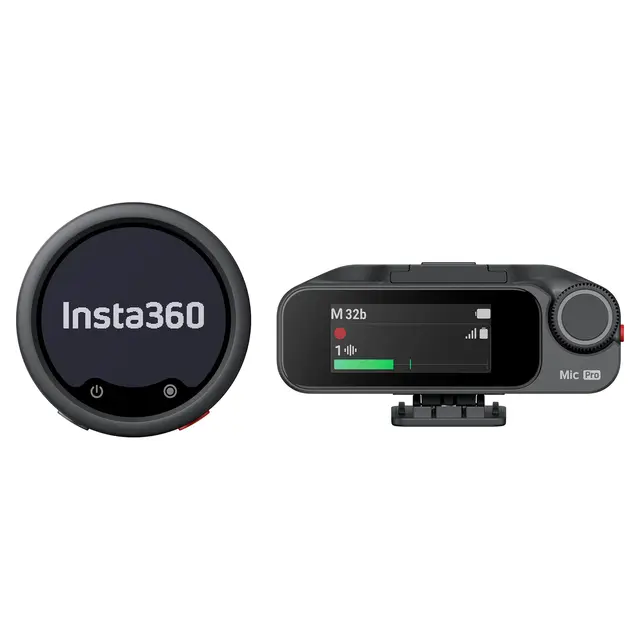 Insta360 Mic Pro (1 TX + 1 RX) 1 Sender og 1 mottaker 
