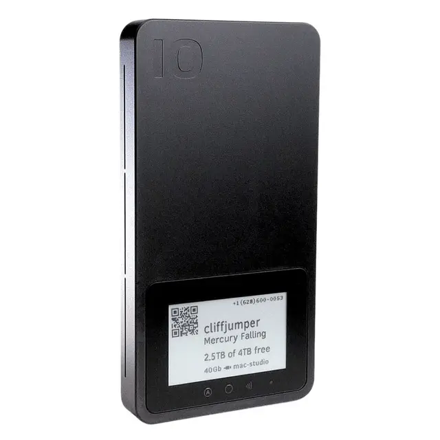 Iodyne 4TB Pro Mini External SSD Thunderbolt 4. Dark Space Grey 