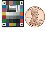 GoldenThread Color Gauge Nano RezChecker target(Matte) Patch sizes are 1/8” x 1/8