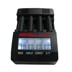 Japcell BC-4001 Lader Med LCD Display Til 4 AA/AAA Batterier (ikke inkl)
