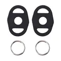 JJC NS-OA1 Camera Strap Lug Round Ring Remfeste-ring med lær beskytter